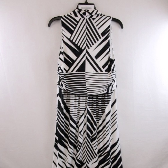Chaus Tribal Black & White Maxi Dress - Picture 5 of 7
